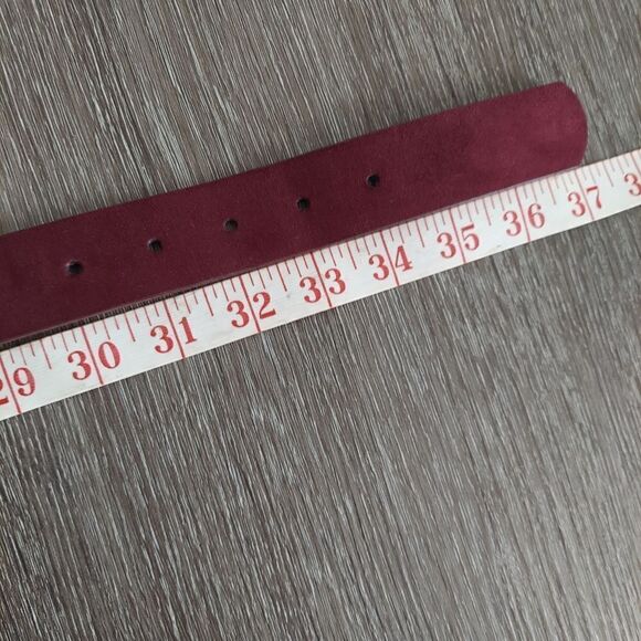 Madden Girl Burgundy Belt Size Small - Picture 6 of 7